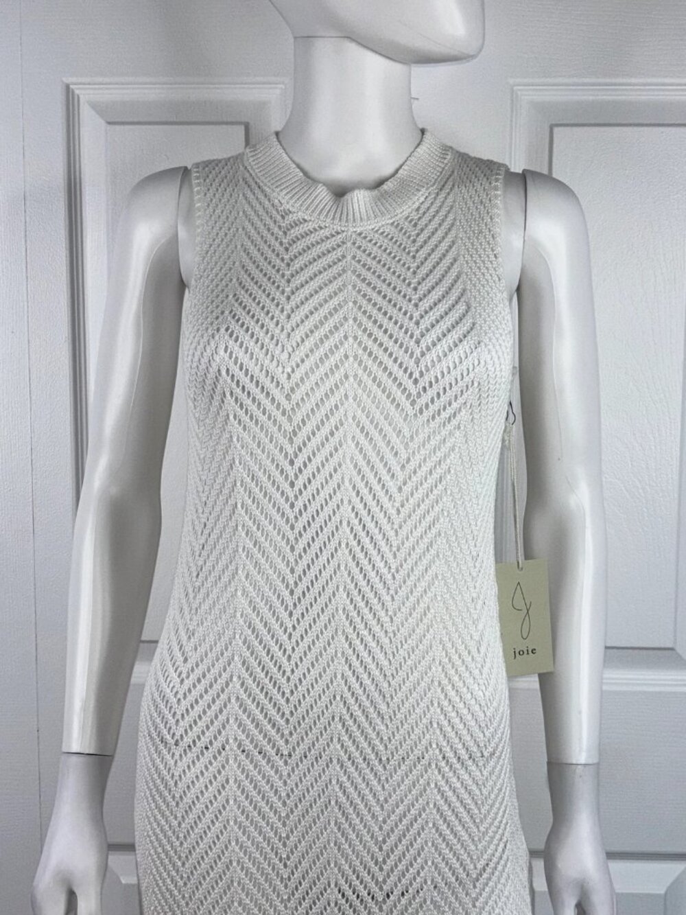 JOIE sleeveless crochet style summer beach dress XS